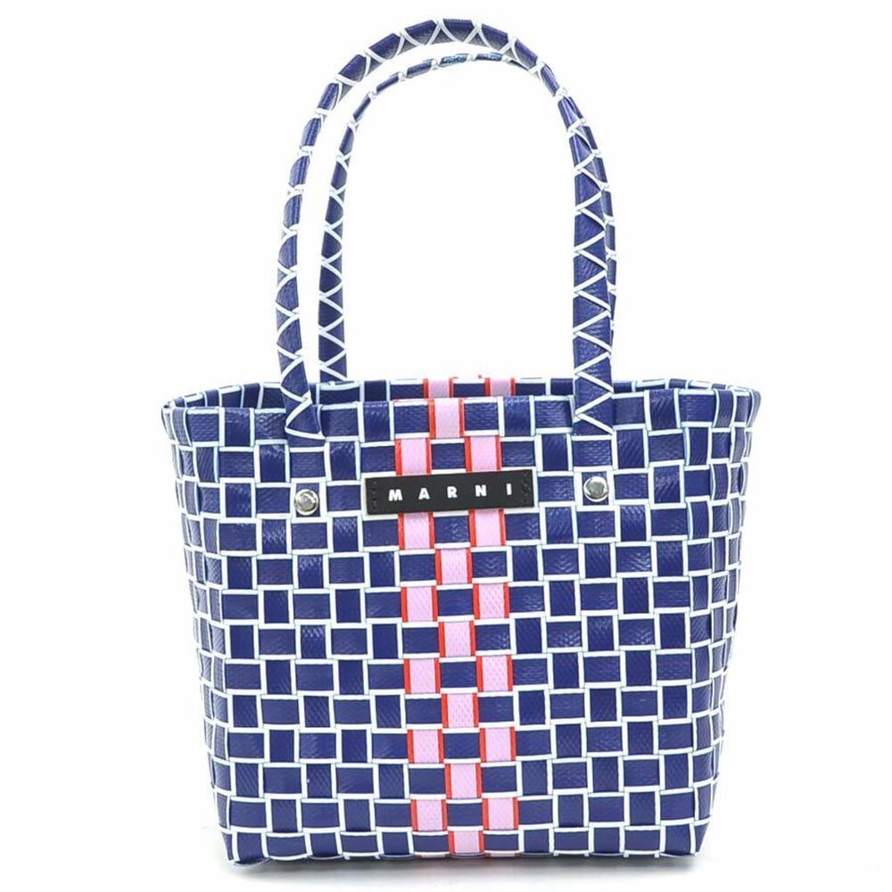 MARNI handbag BOX BASKET BORSA polypropylene blue kids h32129a